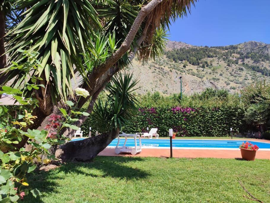 Da Nonna Cettina Appartamento In Villa Con Piscina Палермо Екстер'єр фото